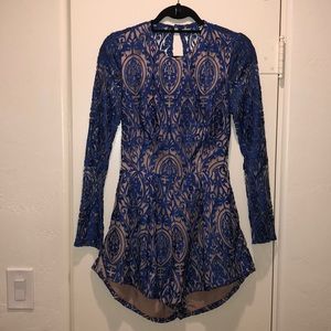 Dressy long sleeve romper